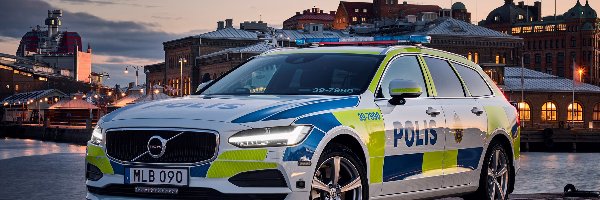 2016, Volvo V90, Samochód policyjny