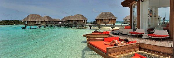 Morze, Malediwy, Luksus, Hotel
