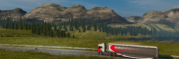 Gra, ETS 2, Euro Truck Simulator 2, Scania, Ciężarówka