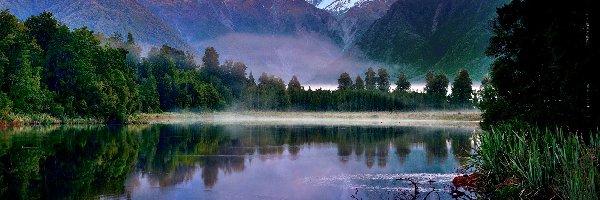 Jezioro, Kaczuszki, Lasy, Góry