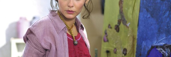 fioletowa koszula, Audrey Tautou