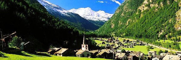 Góry, Szwajcaria, Miasteczko