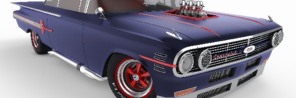 Zabytkowy, 1960, Chevrolet Impala Custom