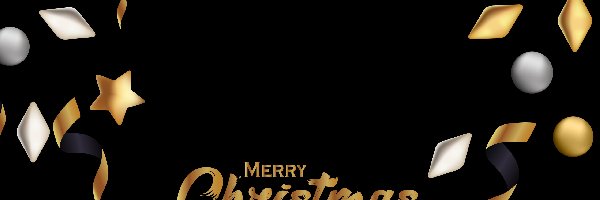 Napis, Czarne tło, Merry Christmas, Ozdoby