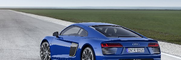 Audi, Tył, R8, Niebieskie