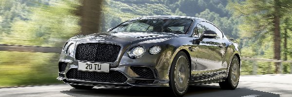 Droga, 2017, Bentley Continental Supersports
