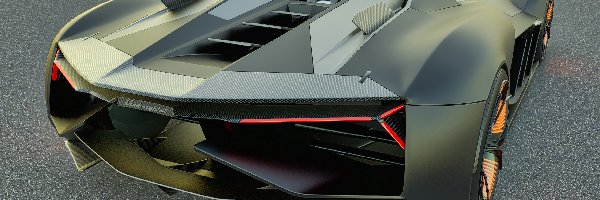 Tył, Lamborghini Terzo Millennio Concept