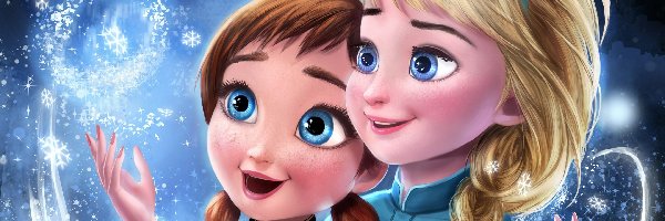 Frozen, Bajka, Elsa, Anna, Kraina lodu, Postacie, Dziewczynki, Film animowany