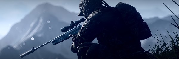 Żołnierz, Góry, Snajper, Battlefield 4