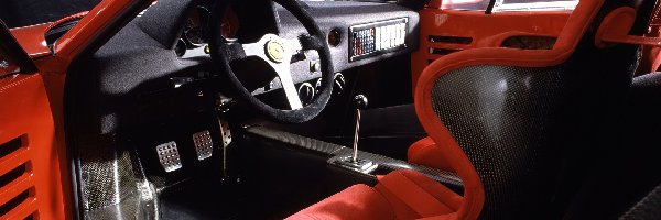 Kubełkowe, Fotele, Ferrari F 40