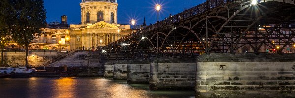 Rzeka, Francja, Paryż, Most