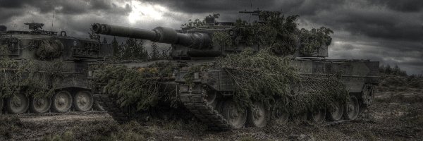 Kamuflaż, Leopard 2, Czołgi