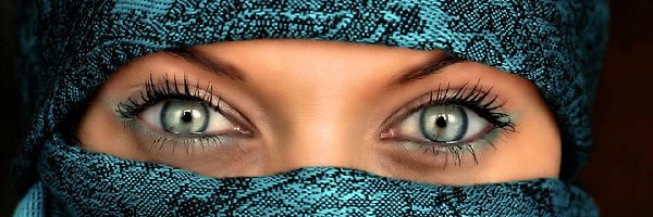 Burka, Oczy, Kobieta