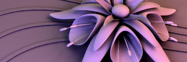 Kwiatek, Grafika 3D