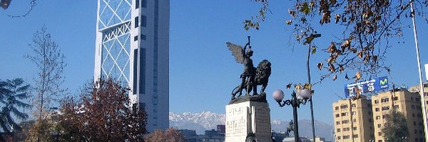 Santiago, Pomnik, Drapacze Chmur, Chile
