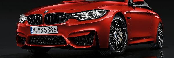 2018, BMW M4, Czerwone