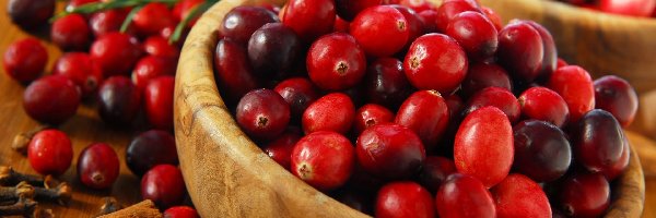 Żurawina, Miseczki, Drewniwne