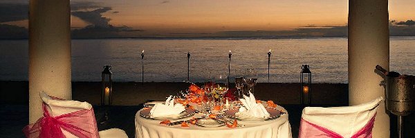 Morze, Restauracja, Romantyczna
