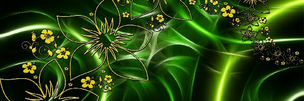 Fractalius, Zielony, Kwiat