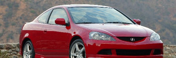 Coupe, Acura RSX, Czerwona