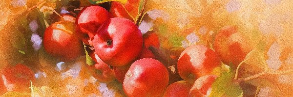 Jabłka, Obraz, Malarstwo