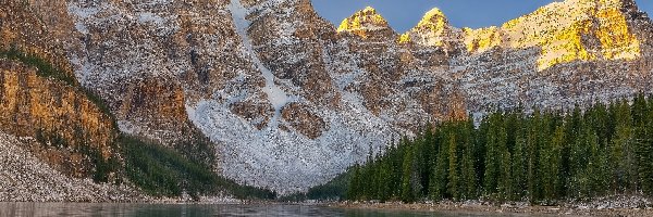 Góry, Park Narodowy Banff, Jezioro Moraine, Kanada
