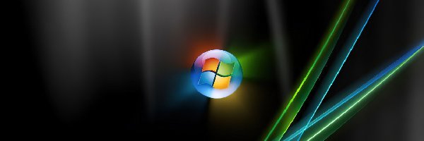 microsoft, grafika, flaga, Windows Vista