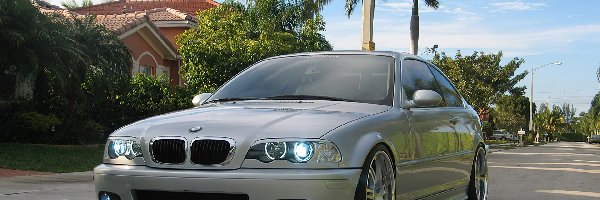 BMW 3, Palma, E46, Srebrne