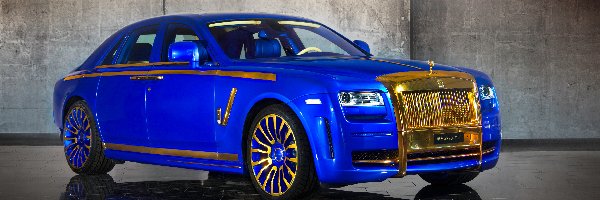 2010, Rolls-Royce Ghost Mansory, Niebieski