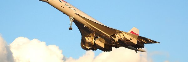 Chmury, Concorde, Odrzutowiec