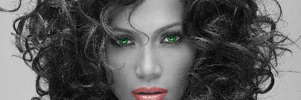 Jennifer Lopez, Oczy, Zielone, Włosy, Gęste