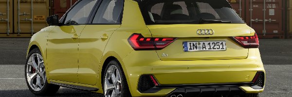 Tył, Audi A1 Sportback S