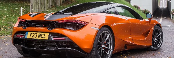 Tył, McLaren 720S, Pomarańczowy