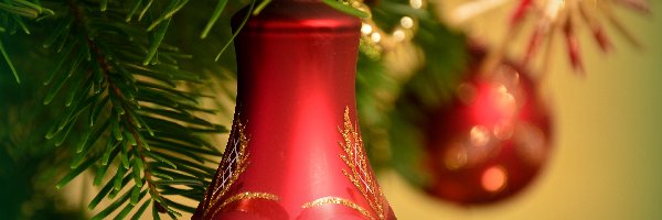 Dzwonek, Boże Narodzenie, Święta, Czerwony