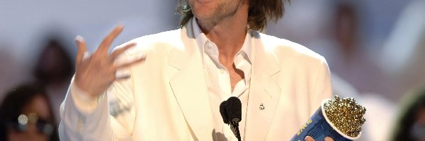 mikrofon, długie włosy, Jim Carrey