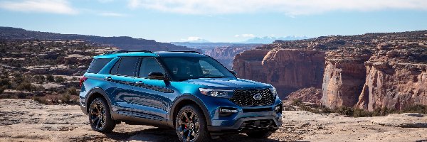 Ford Explorer ST, Kanion, 2020, Niebieski