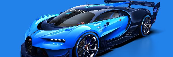 3D, Bugatti Vision Gran Turismo Samochody