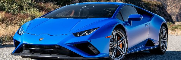 Niebieski, Lamborghini Huracan EVO