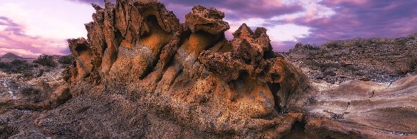 Skały, Almeria, Pustynia Tabernas, Hiszpania, Region Andaluzja