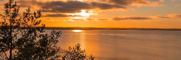 Morze Bałtyckie, Zachód słońca