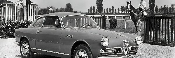 Alfa Romeo, światła, koła , maska, opony
