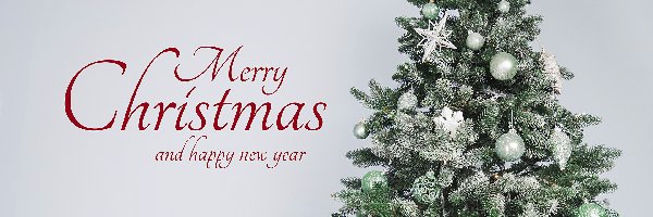 Merry Christmas, Choinka, Życzenia, Happy New Year, Nowy Rok, Boże Narodzenie