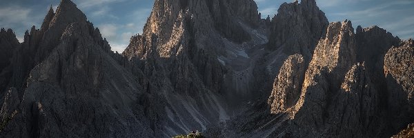 Góry, Dolomity, Cadini di Misurina, Włochy, Szczyty