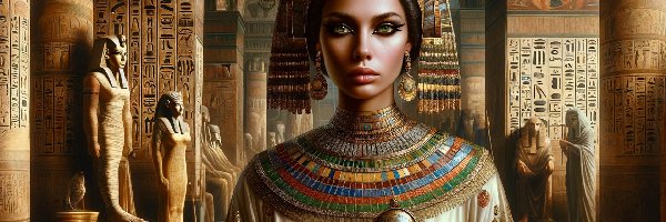 Grafika, Kobieta, Egipcjanka