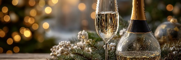 Kieliszek, Wino, Butelka, Grafika AI, Korki