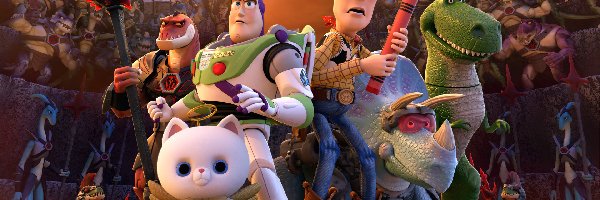 Pan Bulwa, Laleczka, Postacie, Cienk, Toy Story, Bonnie, Kosmici, Forky, Ducky, Film animowany, Duke Caboom, Gabby Gabby, Buttercup, Bo Peep, Bunny, Chudy, Buzz Astral