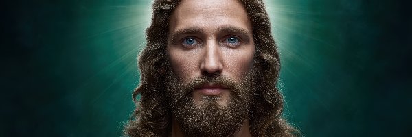 Jezus Chrystus, Wiara, Portret, Grafika AI, Chrześcijaństwo