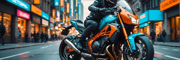 AI, Motocyklista, Motocykl