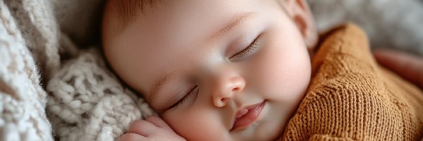 Dziecko, Niemowlę, Grafika AI, Śpiące