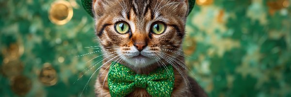 Kot, Muszka, Zielona, AI, Cylinder